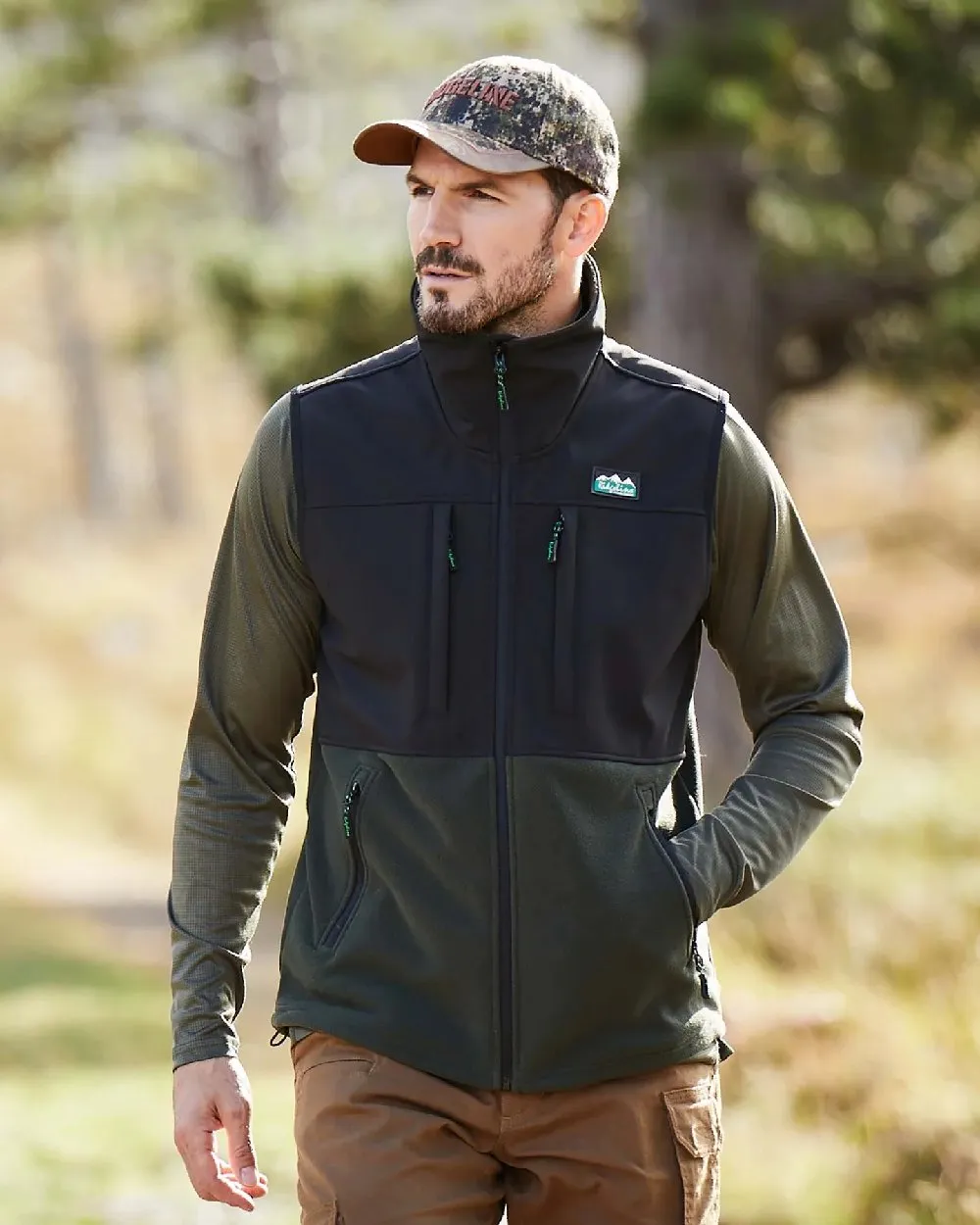 Ridgeline Hybrid Fleece Gilet Long Sleeve Cotton Shirts