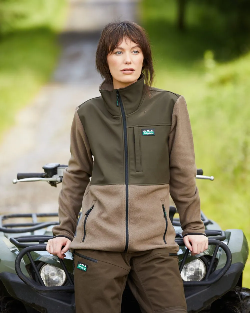 Ridgeline Ladies Hybrid Fleece Jacket Dog Walking Waterproof Jackets