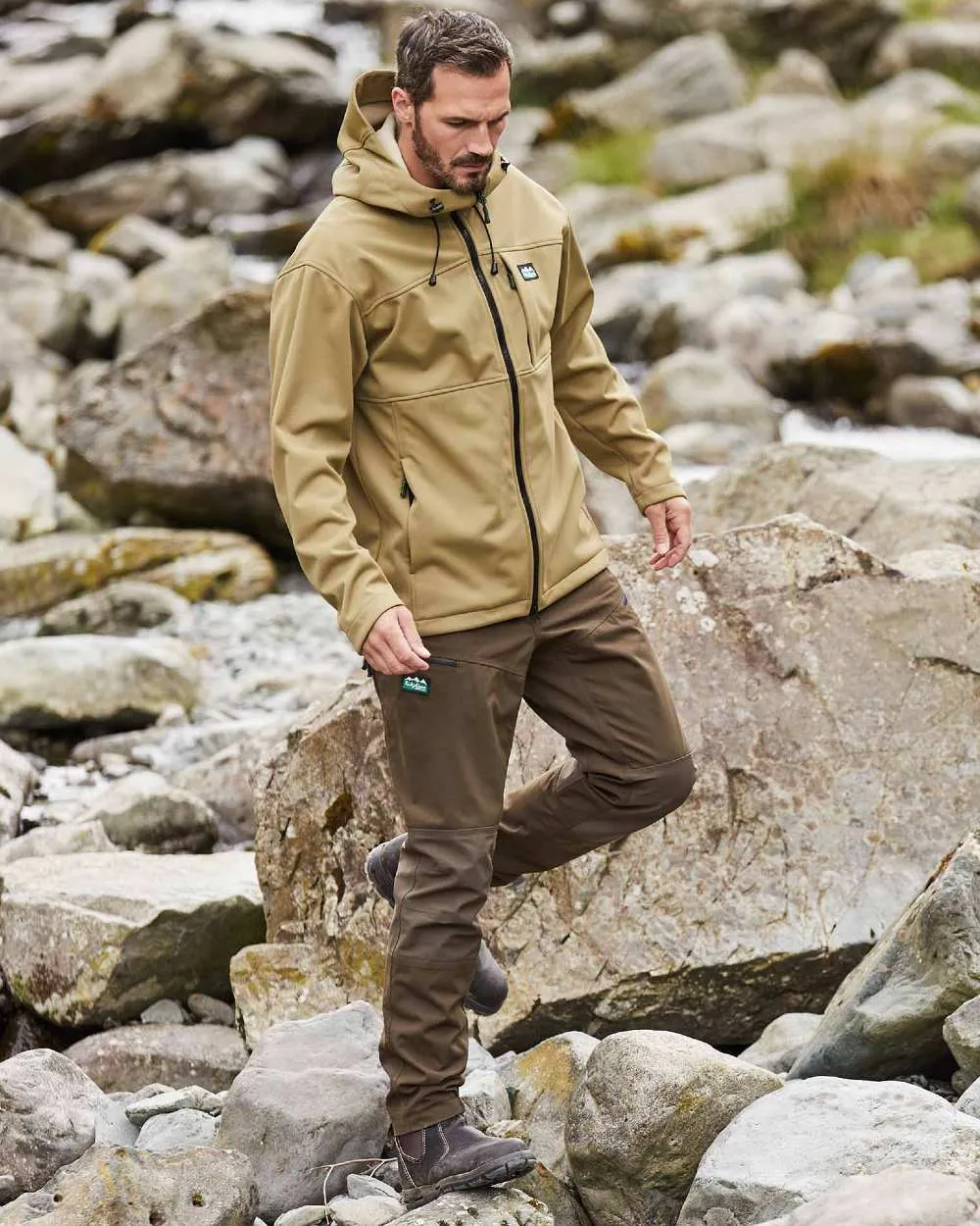 Ridgeline Mens Gradient Jacket Waterproof Windbreaker Men