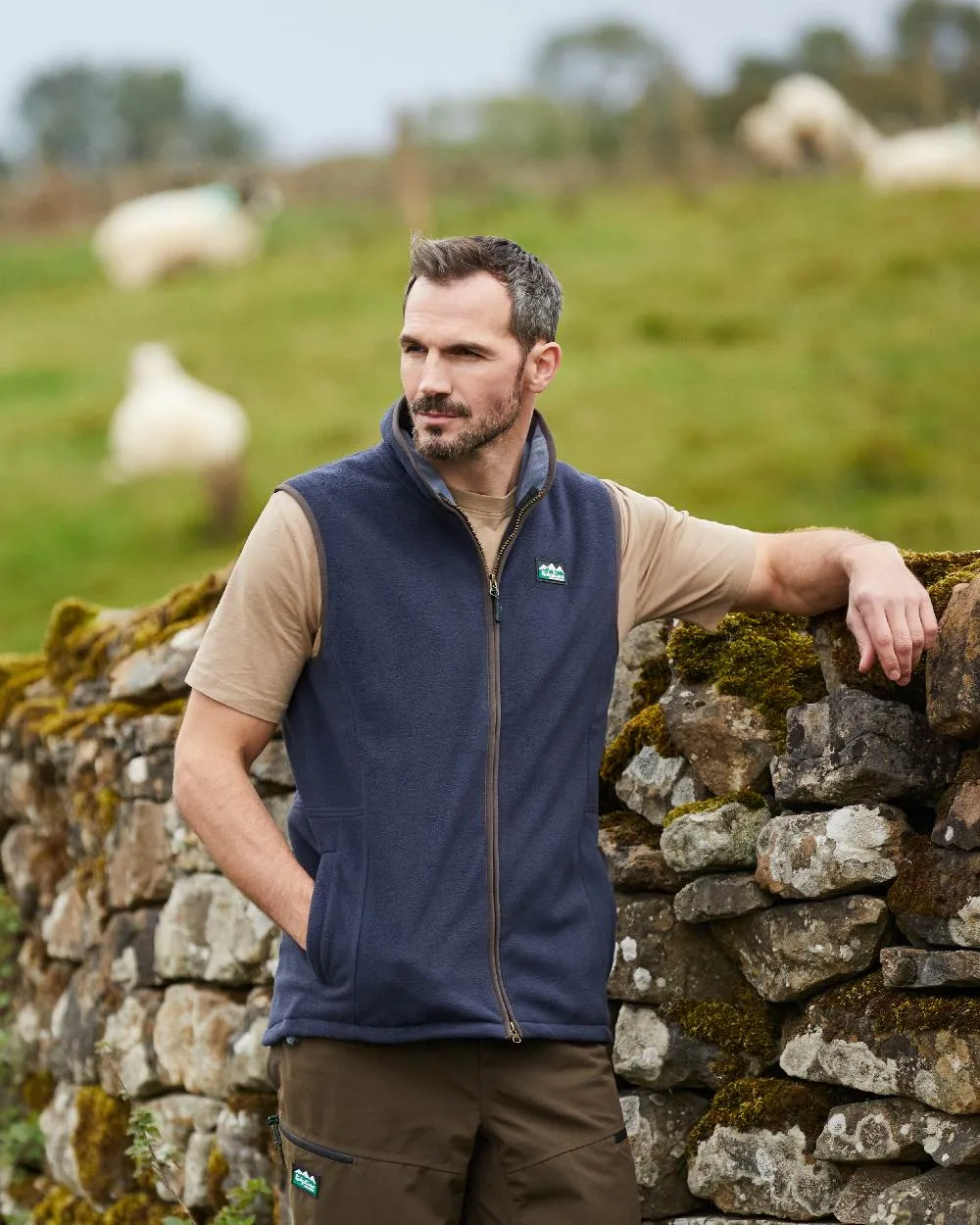 Ridgeline Mens Kodiak Gilet Long Sleeve Cotton Shirts