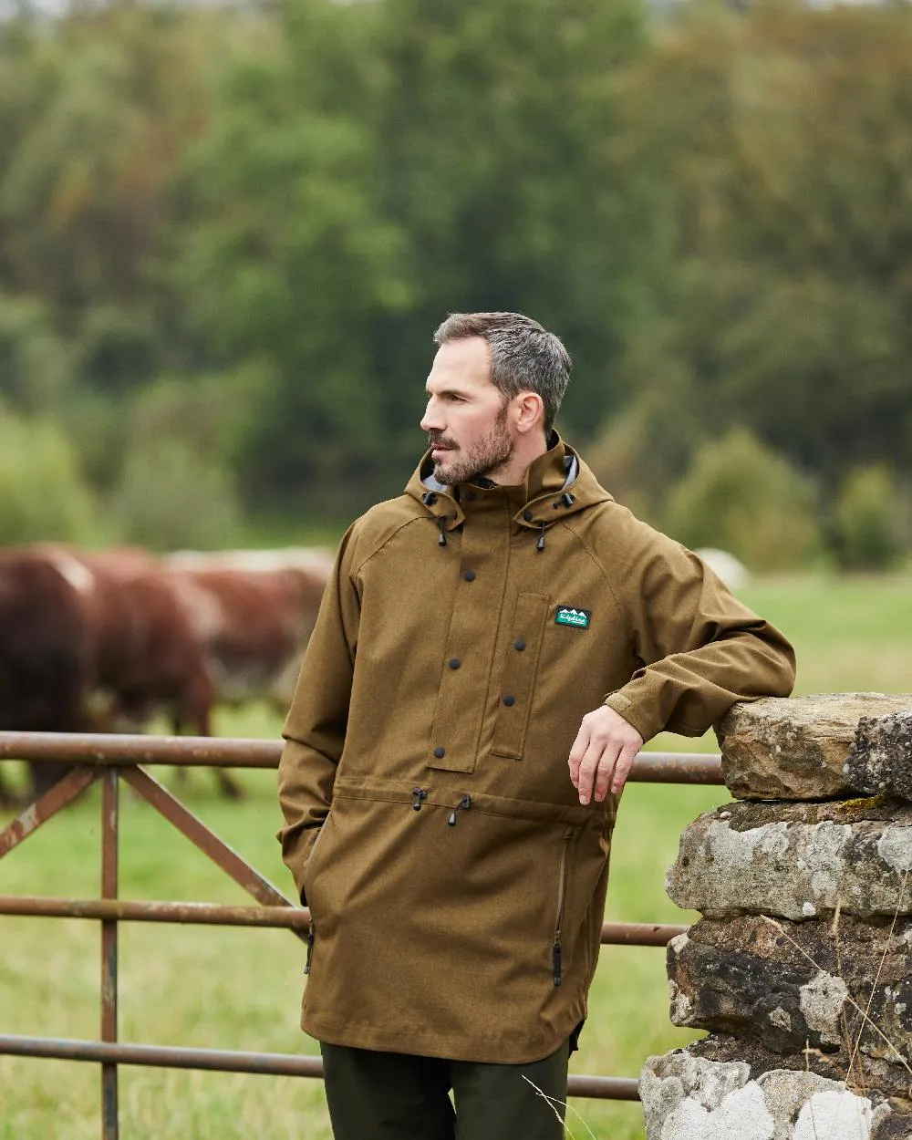 Ridgeline Mens Monsoon Light Smock Lightweight Rain Jackets