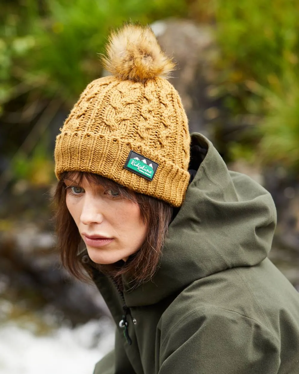 Ridgeline Nordic Fleck Bobble Hat Men's Hiking Hats