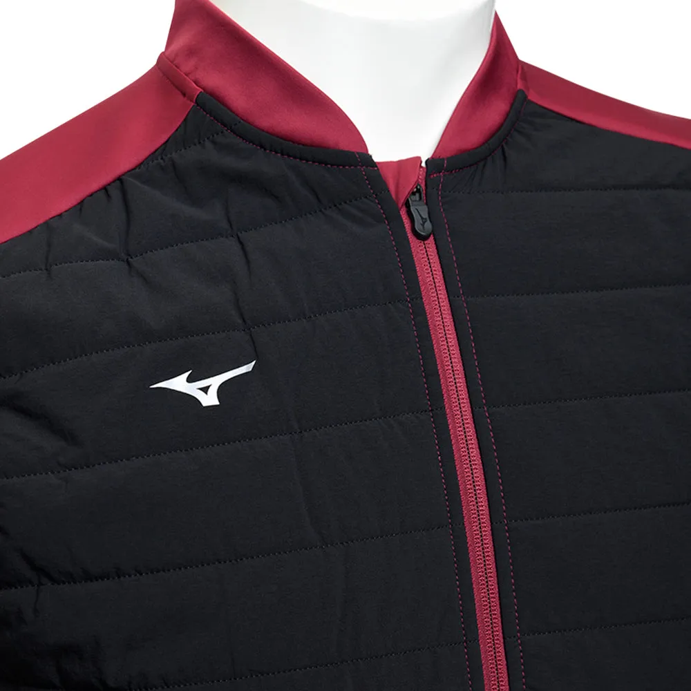 Fearlessly You Mizuno Hybrid Bomber Gilet - Burgundy