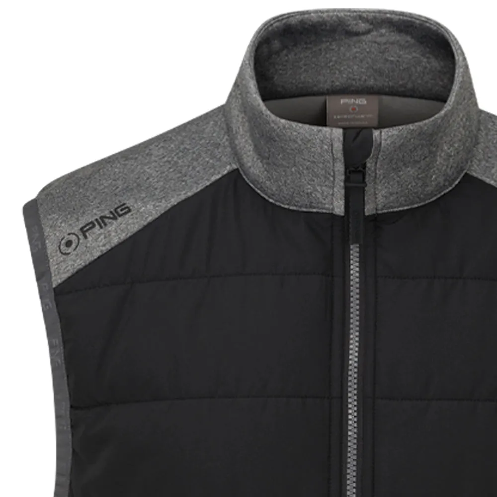Ping Aiden Gilet - Asphalt Marl/Black Own the Vibe Gear Up and Go
