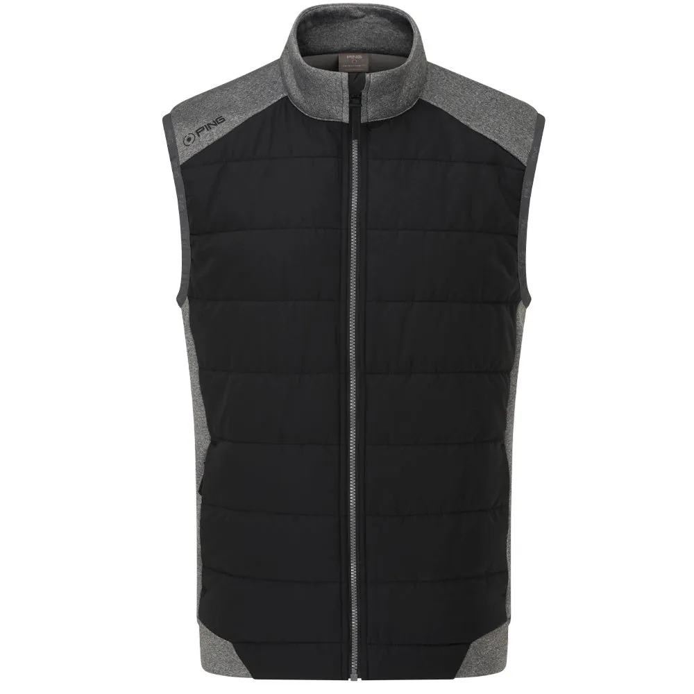 Ping Aiden Gilet - Asphalt Marl/Black Christmas Day Sale Spring Sale