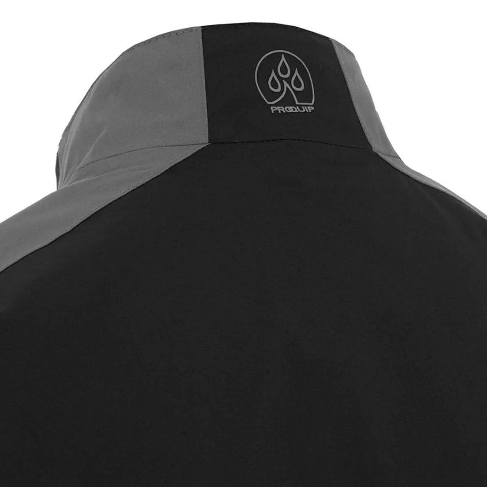 Proquip Aqualite Waterproof Rain Jacket - Black/Grey Halloween Sale