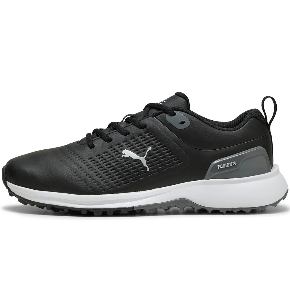 Puma Fusion Plus Spikeless Waterproof Shoes - Black/White Fuel Your Fire Limited Time Offer