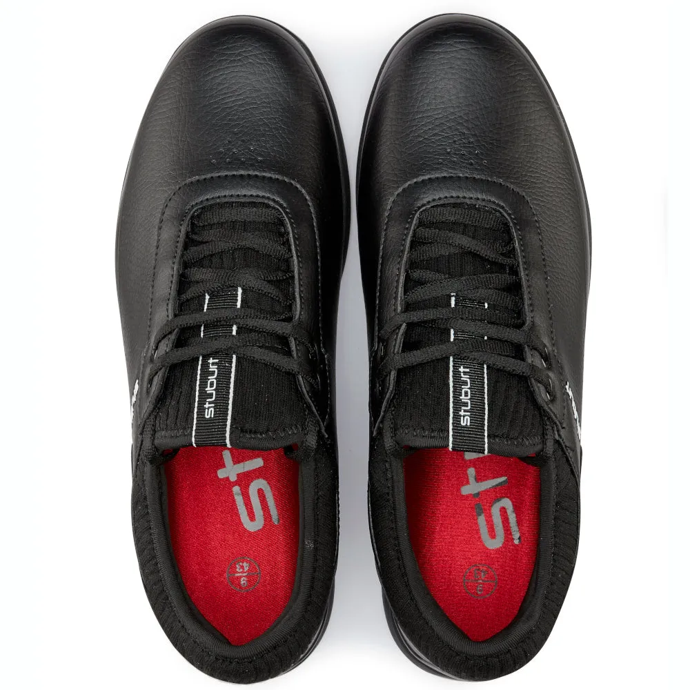 Dare to Lead Command Attention Stuburt Evolution Casual Spikeless Waterproof Shoes - Black
