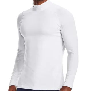 Under Armour Coldgear Armour Fitted Mock - White/Black Confidence Starts Here Gear Up and Go