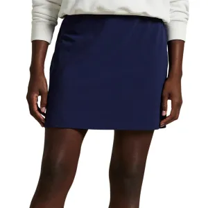 Rlx Ralph Lauren Women'S 17" Aim Pleated Back Golf Skort - Refined Navy Chase What Moves You