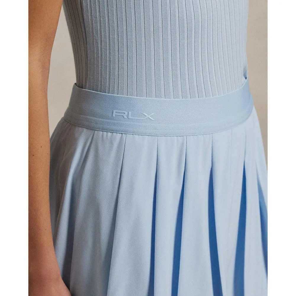 Rlx Ralph Lauren Women'S 4-Way Stretch Pleated Golf Skort - Cold Spring/Ceramic White Flash Sale
