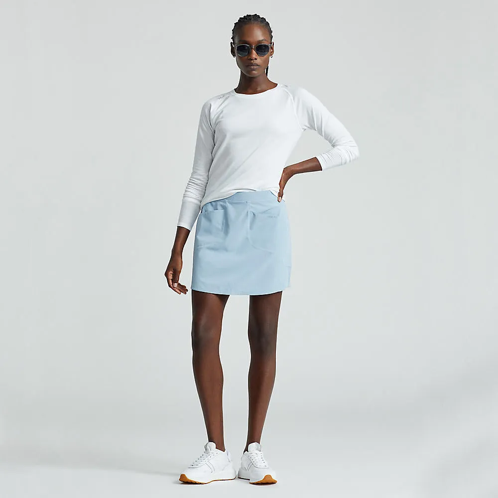 Rlx Ralph Lauren Women'S Aim Skort 15" - Vessel Blue Style Meets Power Step Out Boldly