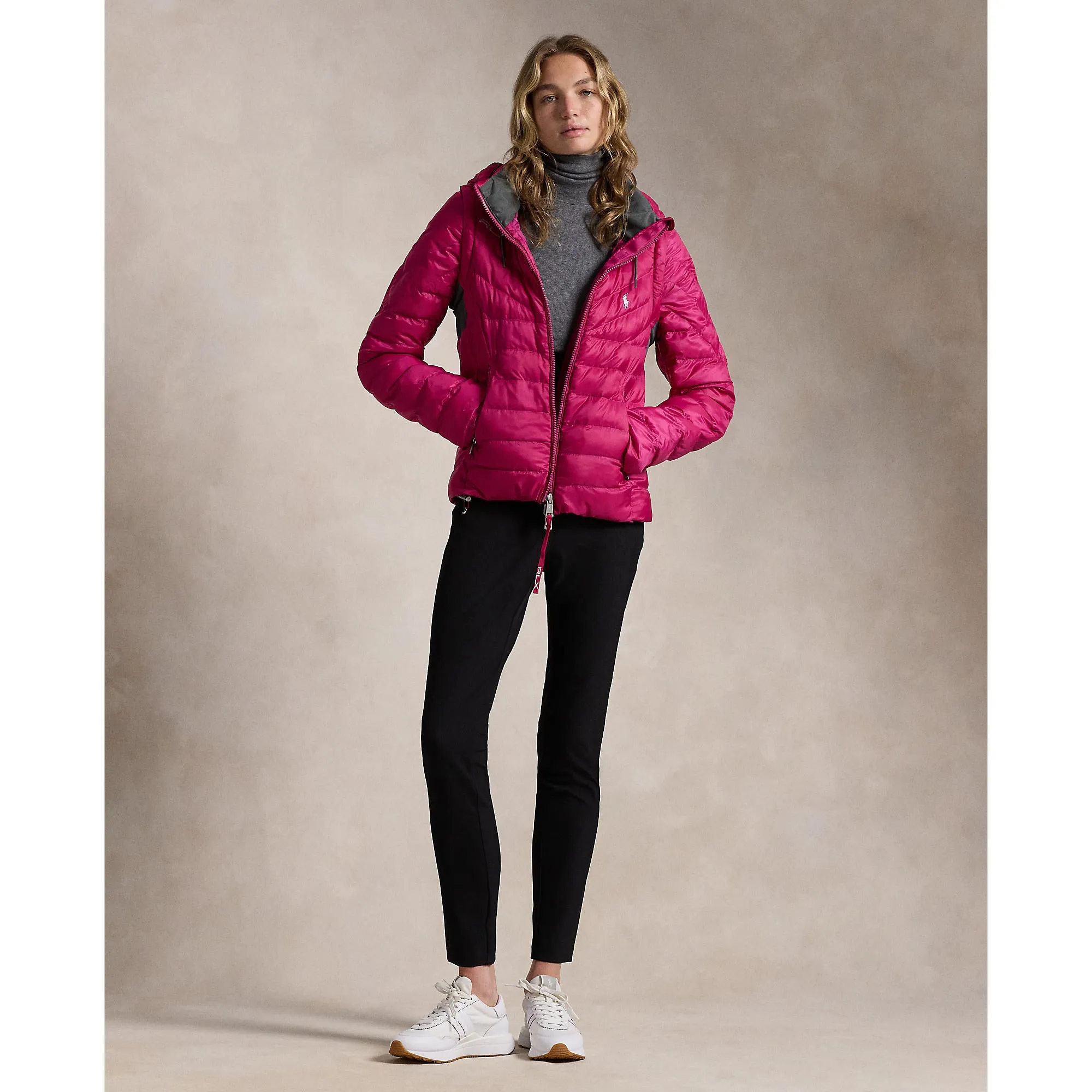 Rlx Ralph Lauren Women'S Basedown Quilted Full-Zip Jacket - Fuchsia Berry Economical