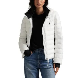 Stay in Motion Big Savings Rlx Ralph Lauren Women'S Convertible Quilted Jacket - Ceramic White/Polo Black