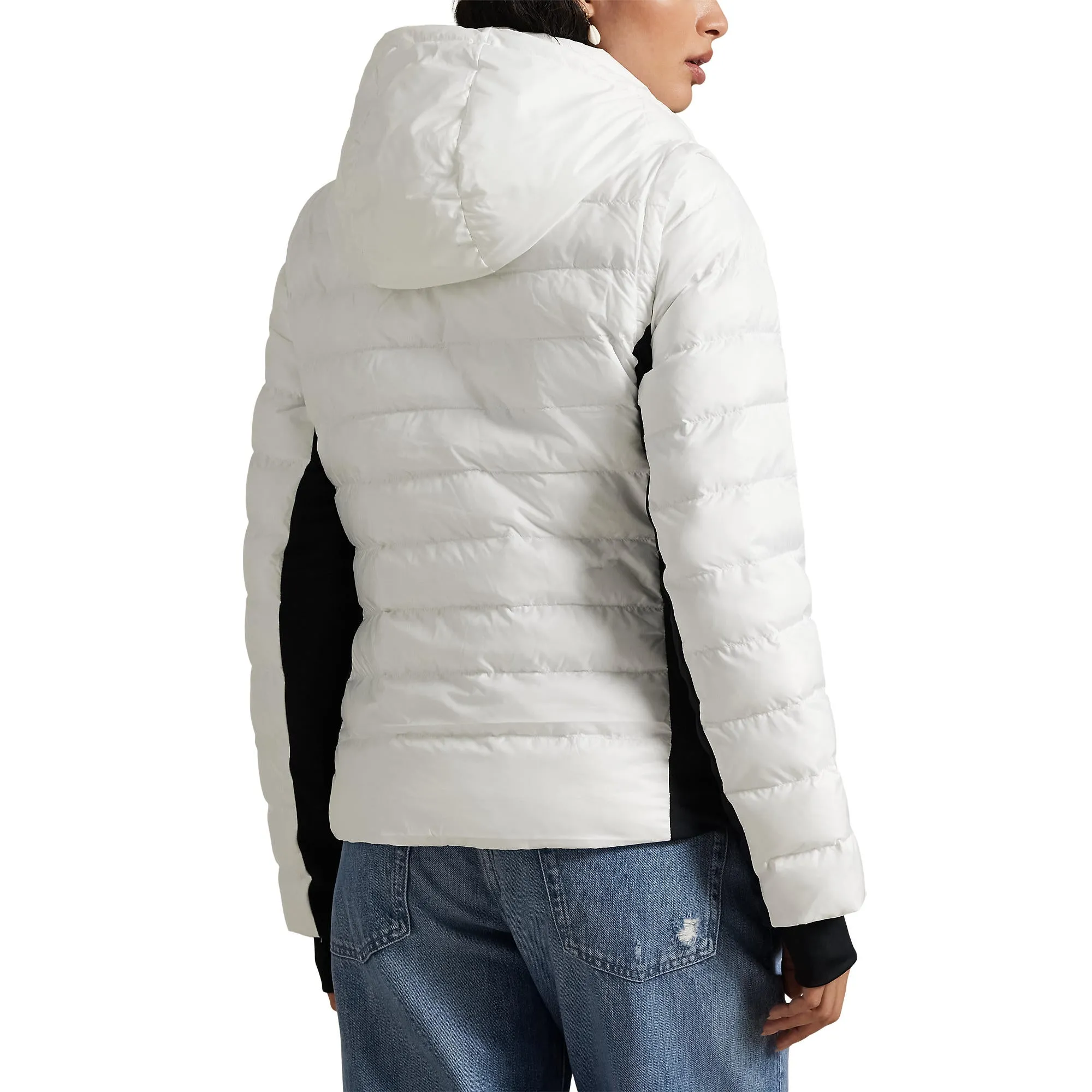 Confidence Starts Here Rlx Ralph Lauren Women'S Convertible Quilted Jacket - Ceramic White/Polo Black