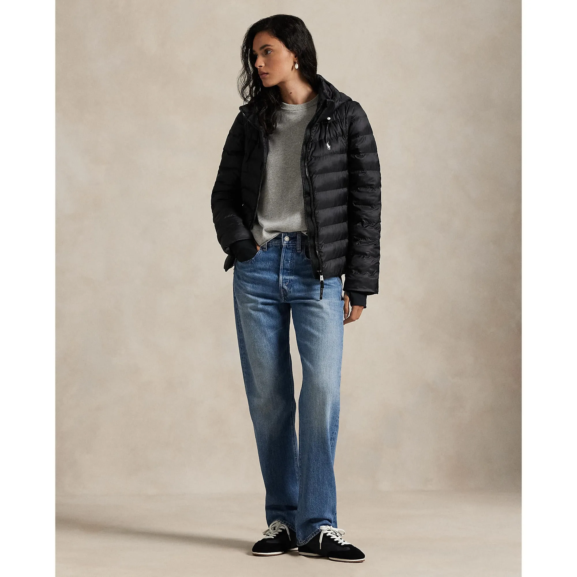 Rlx Ralph Lauren Women'S Convertible Quilted Jacket - Polo Black Empower Your Journey Engineered for Speed