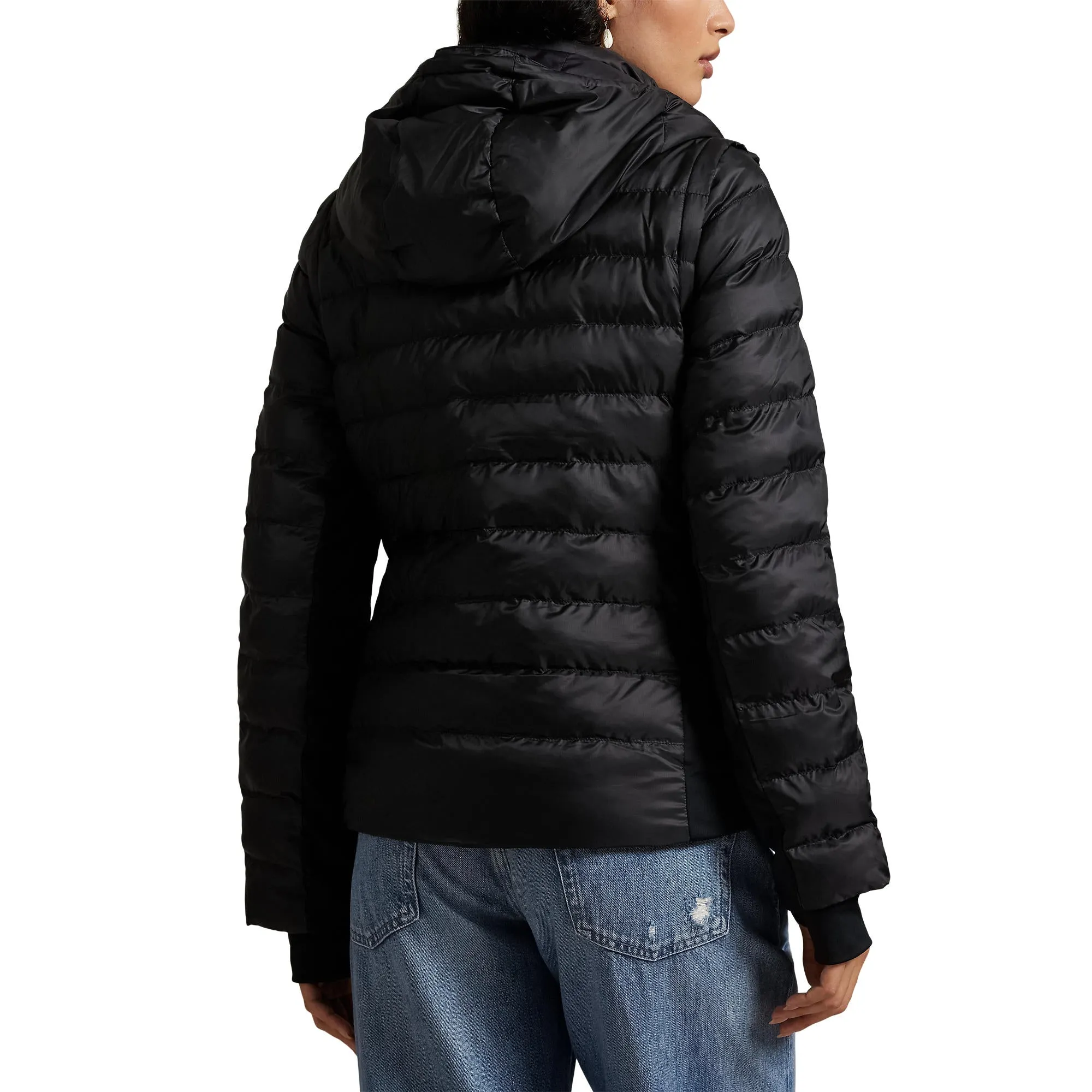 Spring Sale Rlx Ralph Lauren Women'S Convertible Quilted Jacket - Polo Black