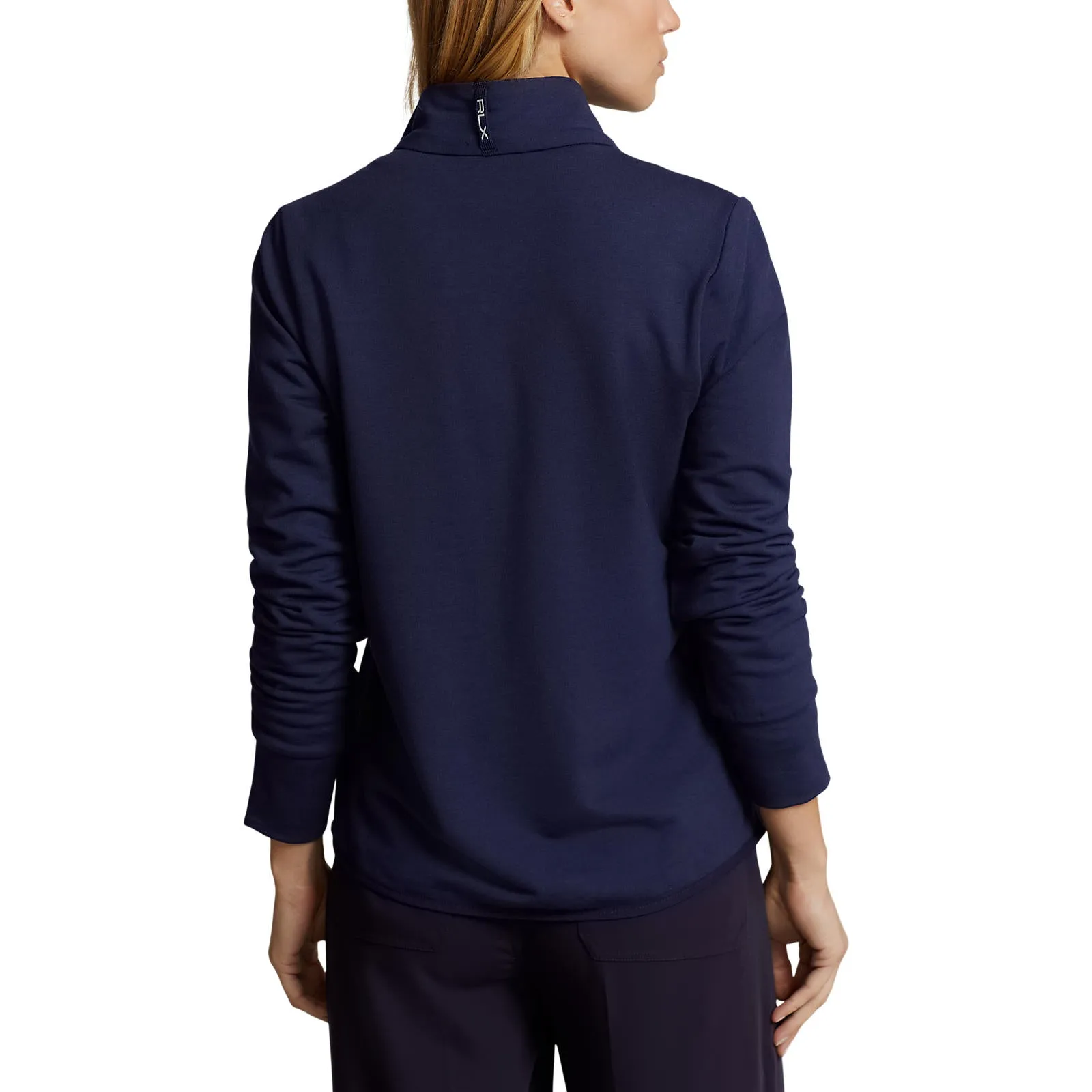 Mother's Day Sale Rlx Ralph Lauren Women'S Cool Wool Hybrid Performance Full-Zip Jacket - French Navy