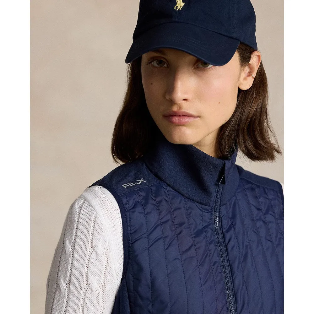 Fuel Your Fire Rlx Ralph Lauren Women'S Cool Wool Hybrid Performance Vest - Refined Navy