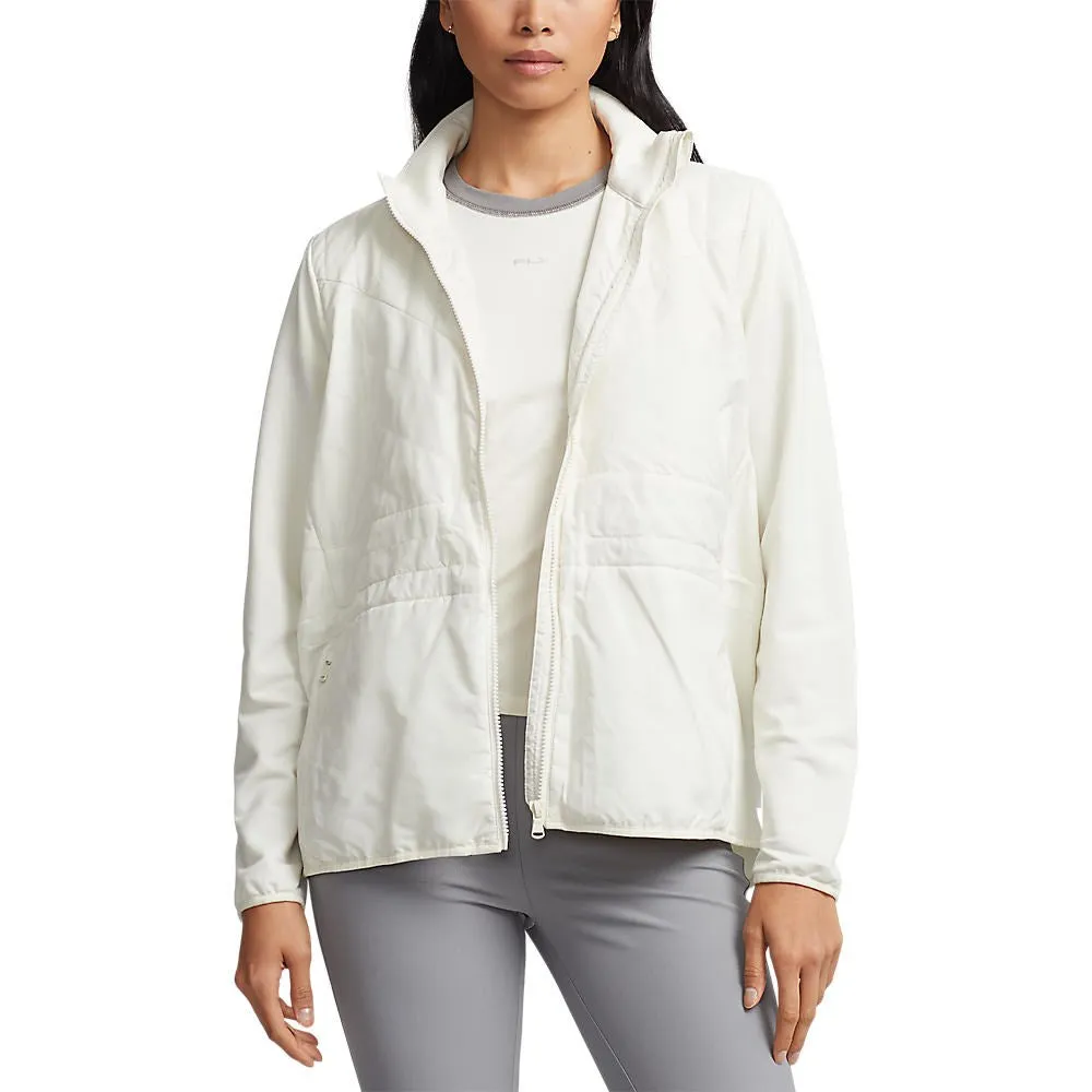 Rlx Ralph Lauren Women'S Hybrid Full-Zip Jacket - Chic Cream Christmas Eve Sale
