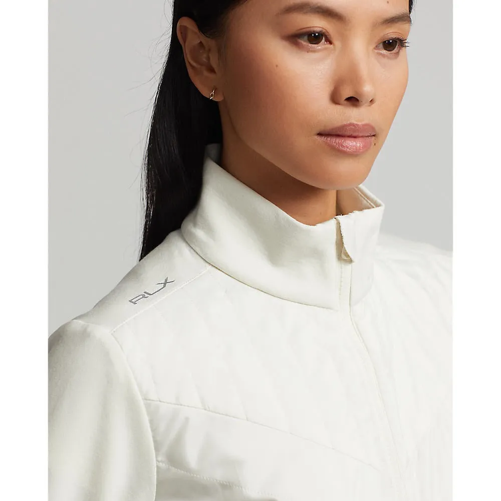 Rlx Ralph Lauren Women'S Hybrid Full-Zip Jacket - Chic Cream Move Beyond Ordinary