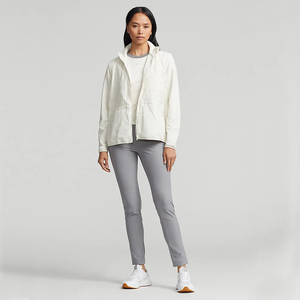 Rlx Ralph Lauren Women'S Hybrid Full-Zip Jacket - Chic Cream Independence Day Sale