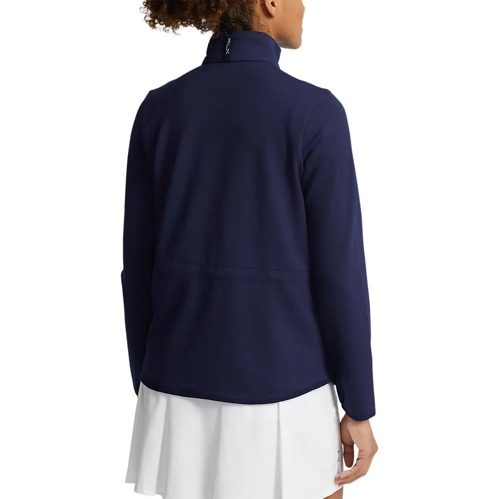 Cyber Monday Sale Rlx Ralph Lauren Women'S Hybrid Full Zip Jacket - French Navy/Cruise Green