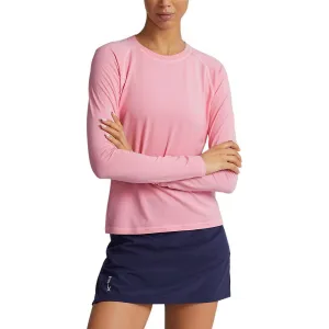 Black Friday Offer Rlx Ralph Lauren Women'S Long Sleeve Stretch Crew Tee - Pink Flamingo