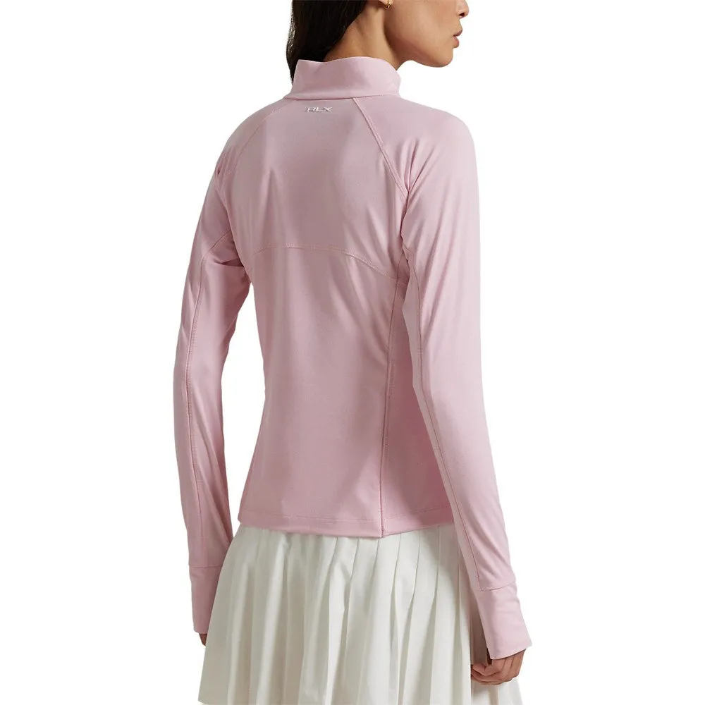 Halloween Sale Rlx Ralph Lauren Women'S Performance Quarter-Zip Golf Pullover -Garden Pink