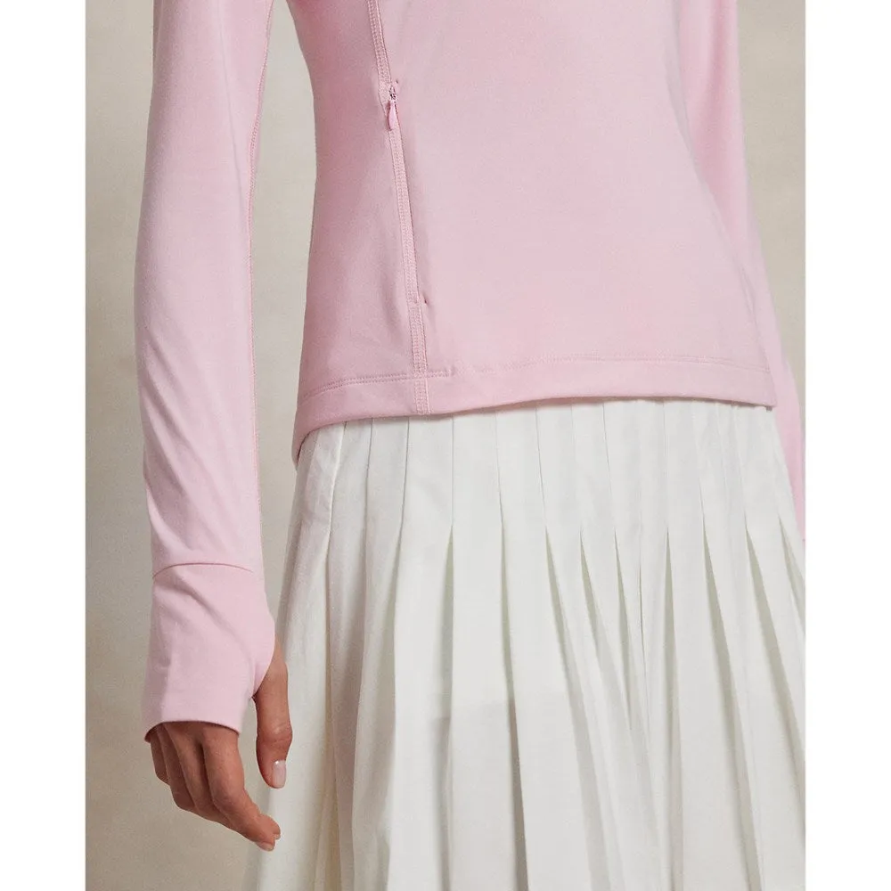 Rlx Ralph Lauren Women'S Performance Quarter-Zip Golf Pullover -Garden Pink Back To School Sale Economical