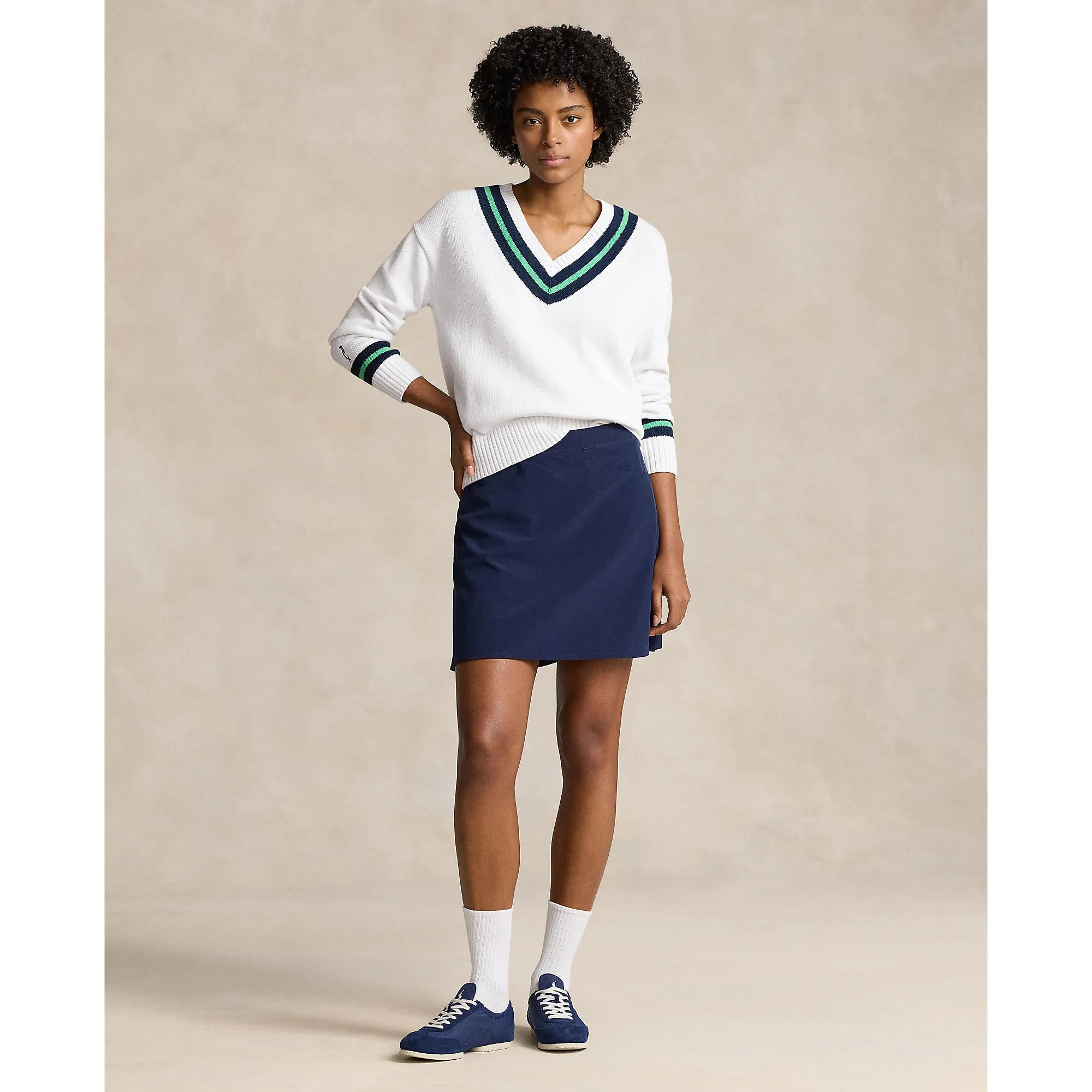 Rlx Ralph Lauren Women'S Pleated Aim Skort - French Navy Valentine's Day Sale Own the Moment