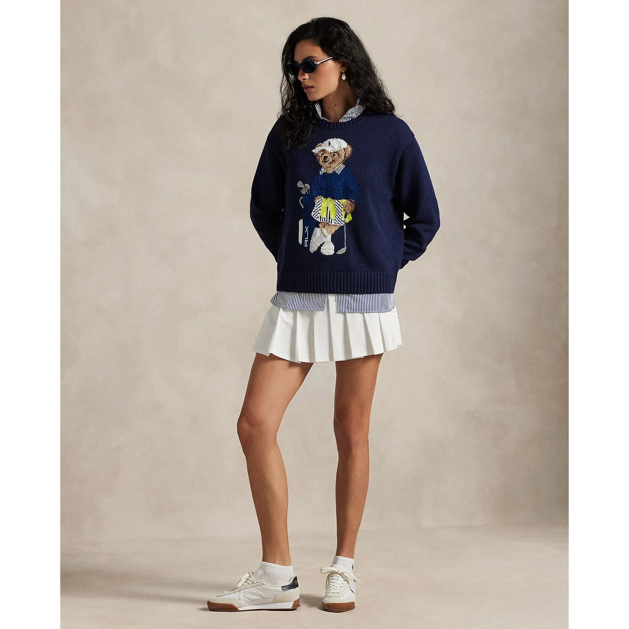 Built to Move You Rlx Ralph Lauren Women'S Polo Bear Knit - Refined Navy