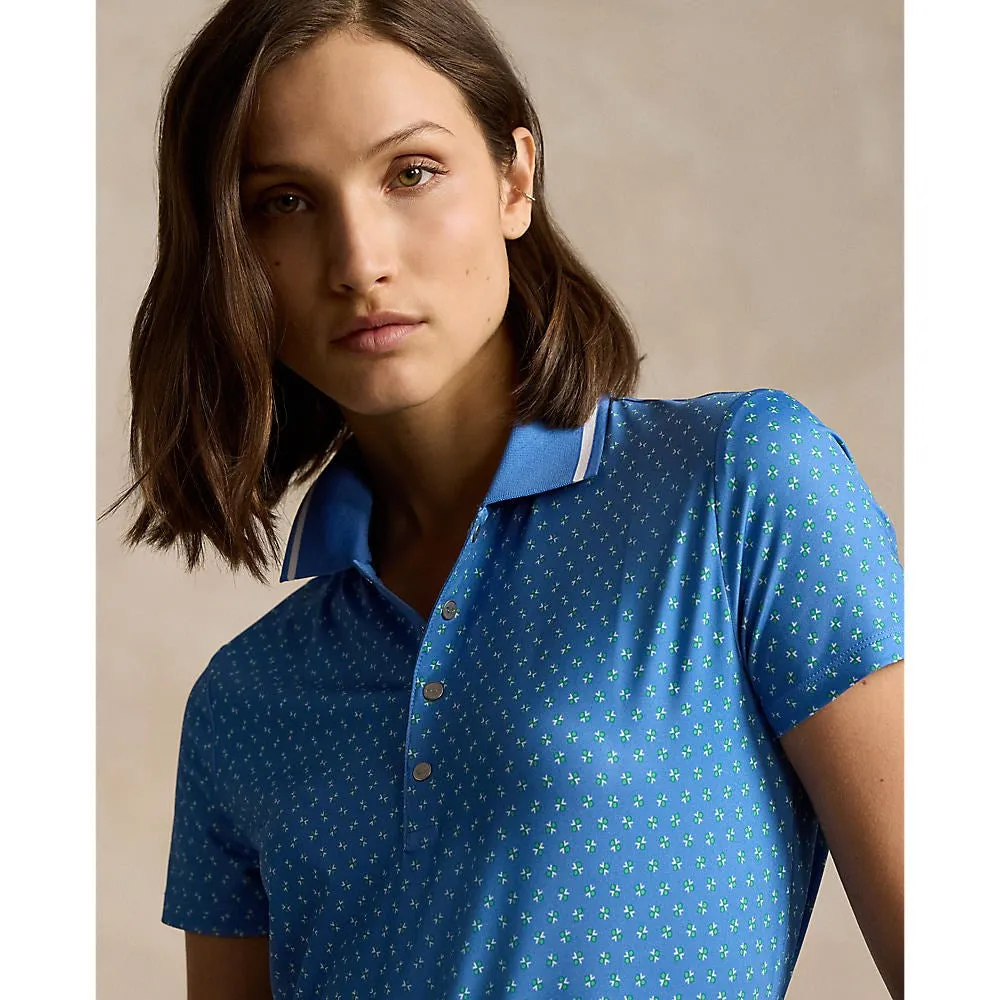 No Limits, Just Style Back To School Sale Rlx Ralph Lauren Women'S Printed Airflow Golf Polo Shirt - Mini Floral Deco