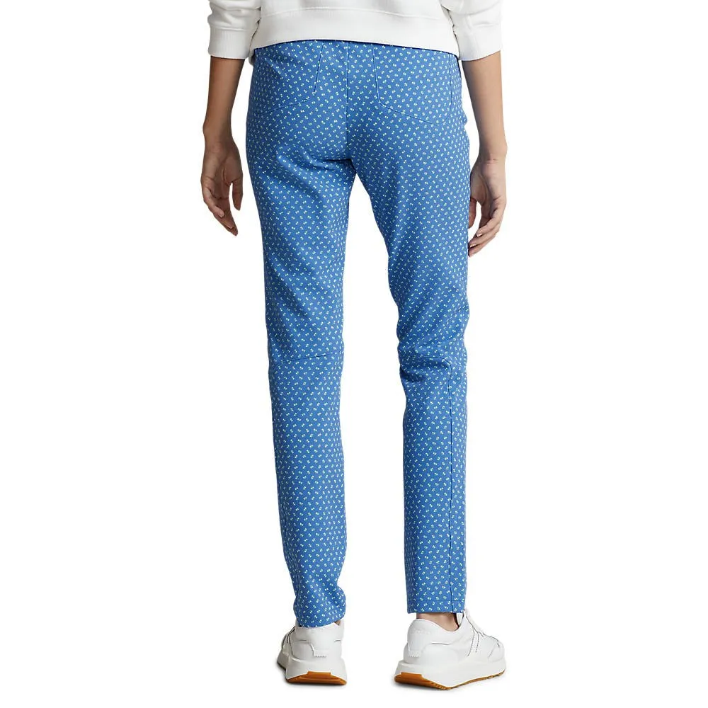 Own the Vibe Dare to Lead Rlx Ralph Lauren Women'S Printed Eagle Pants - Mini Floral Deco Blue