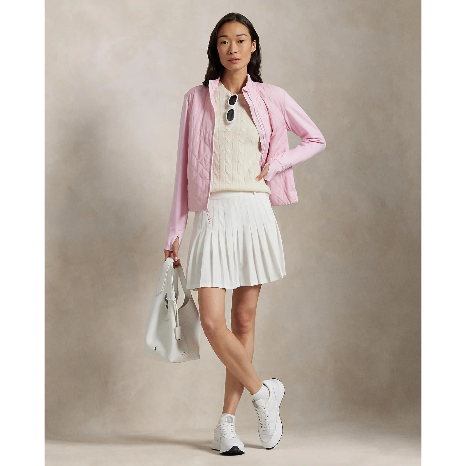 Rlx Ralph Lauren Women'S Quilted Hybrid Jacket - Garden Pink Not for the Ordinary