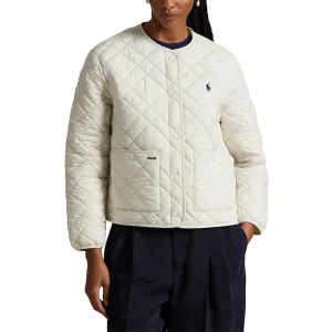 Rlx Ralph Lauren Women'S Quilted Jacket - Cream Multi New Year's Eve Sale