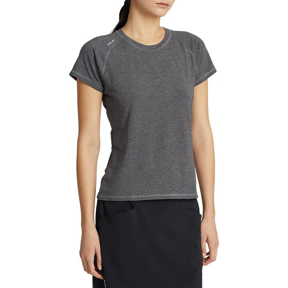 Rlx Ralph Lauren Women'S Stretch Crew Tee - Barclay Heather Labor Day Sale