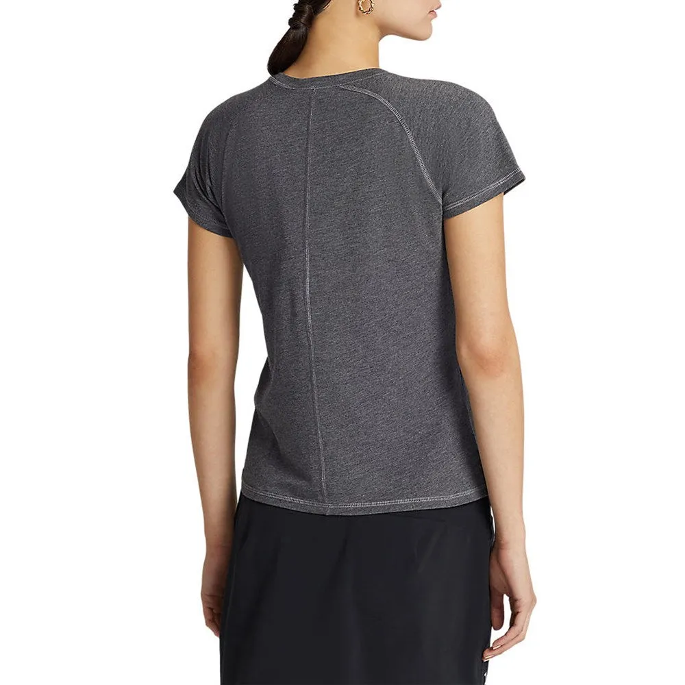 Redefine Classic Rlx Ralph Lauren Women'S Stretch Crew Tee - Barclay Heather