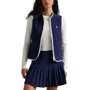 Rlx Ralph Lauren Women'S Tech Terry Golf Vest - Refined Navy/Ceramic White Footwear for the Fearless Winter Sale