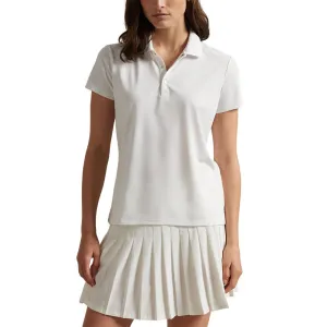 Chase What Moves You Own Every Step Rlx Ralph Lauren Women'S Tour Performance Golf Shirt - Ceramic White
