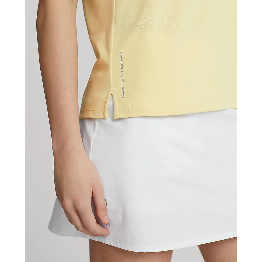 Rlx Ralph Lauren Women'S Tour Performance Sleeveless Golf Shirt - T-Bird Yellow The Fast Lane Choice Break Boundaries