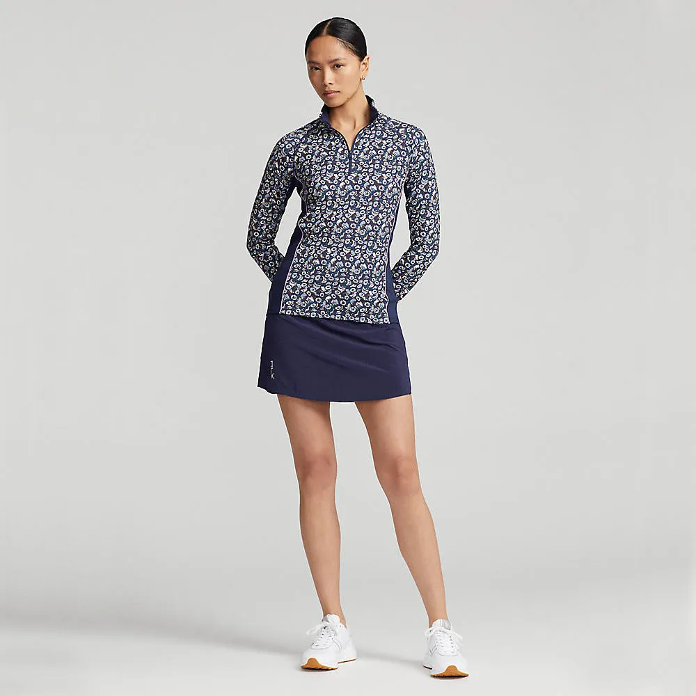 Chase What Moves You Rlx Ralph Lauren Women'S Uv Jersey 1/4 Zip Pullover - Highlands Floral