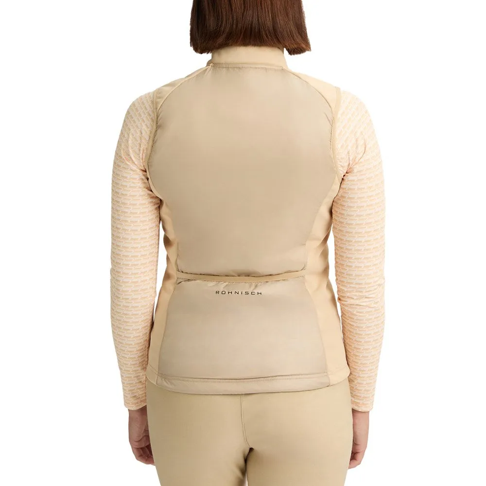President's Day Sale Black Friday Deal Rohnisch Women'S Fiona Hybrid Golf Vest - Safari
