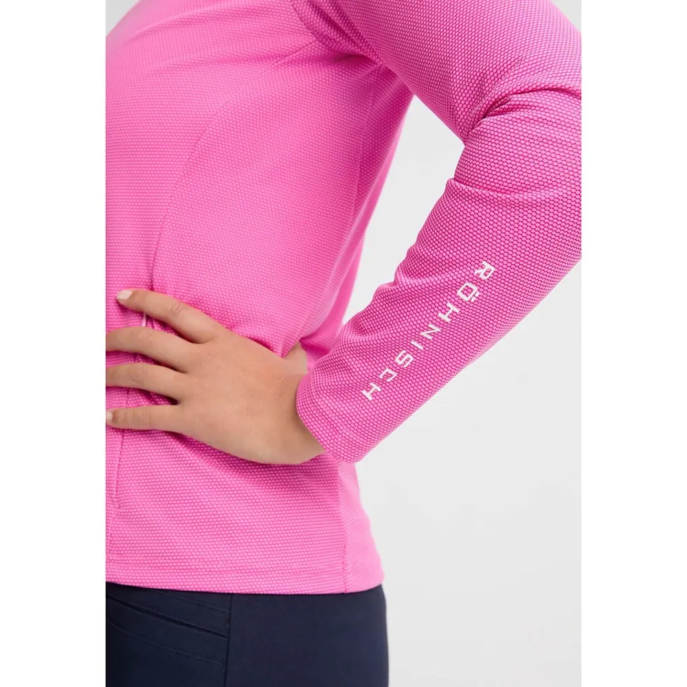 No Limits, Just Style Chase What Moves You Rohnisch Women'S Laura Midlayer Golf Jacket - Fuchsia Pink