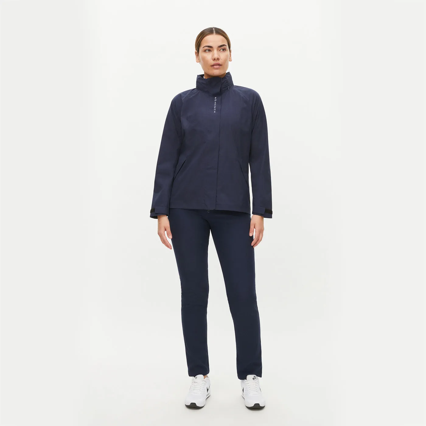 Footwear for the Fearless Move Beyond Ordinary Rohnisch Women'S Storm Waterproof Rain Jacket - Navy