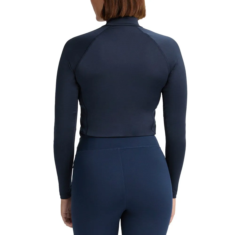 Rohnisch Women'S Ultra Viola Uv Long Sleeve Golf Shirt - Navy Step Out Boldly