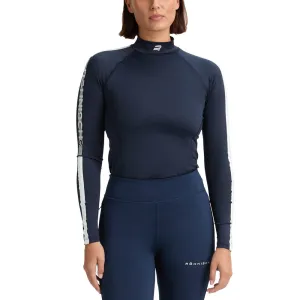 Autumn Sale Rohnisch Women'S Ultra Viola Uv Long Sleeve Golf Shirt - Navy