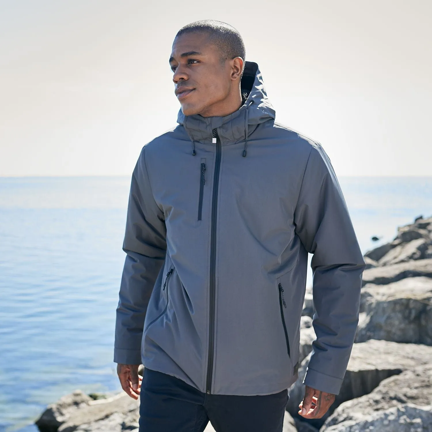 Black Friday Sale Roots73 - Men'S Rockglen Eco Waterproof Sherpa Fleece Lined Jacket