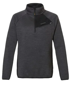 Rovince Mens Ergoline Pullover Half Zip Fleece Jacket Walking Sherpa Fleece