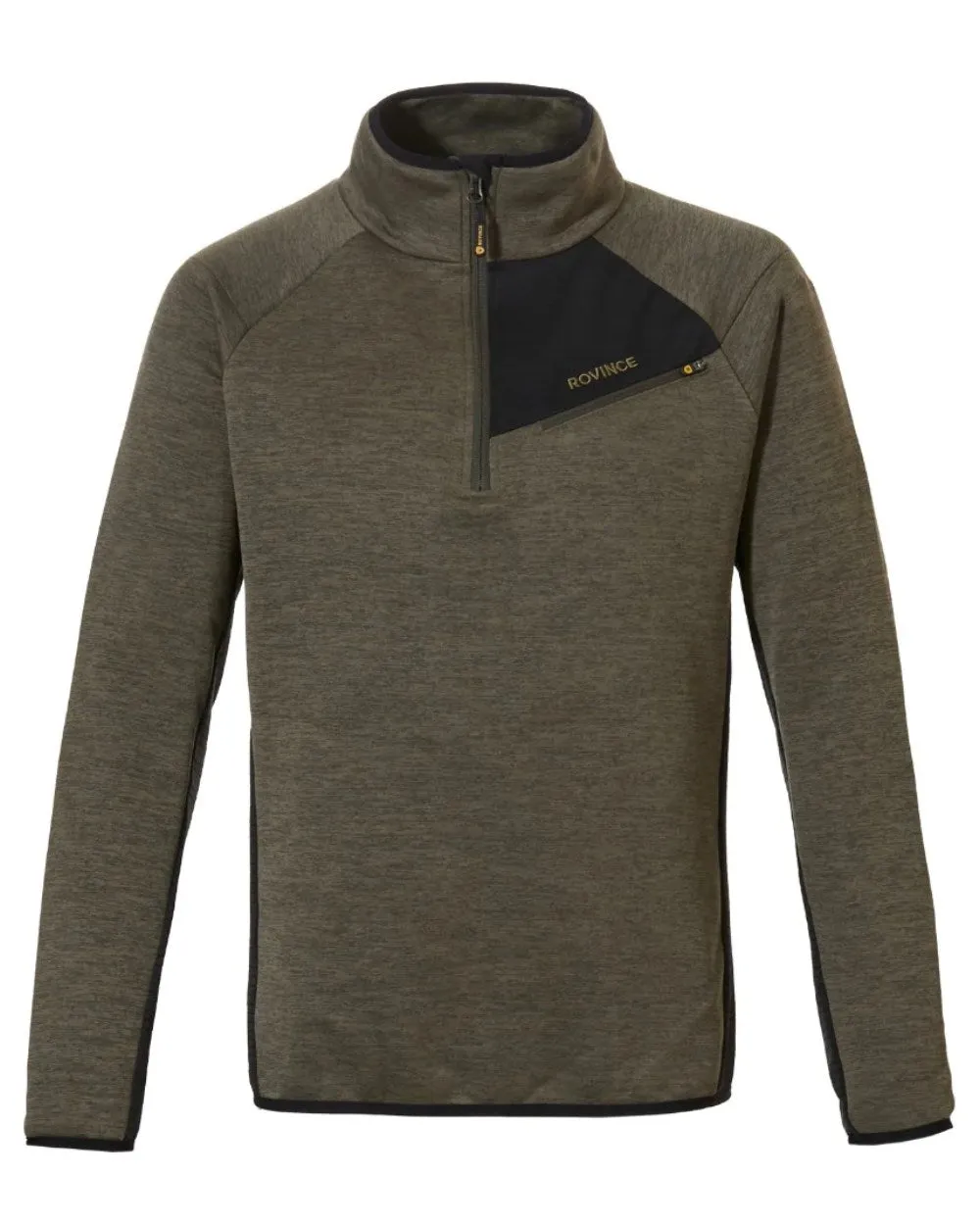 Rovince Mens Ergoline Pullover Half Zip Fleece Jacket Walking Fleece Jackets
